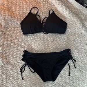 Black 2 piece AdoreMe swim suit